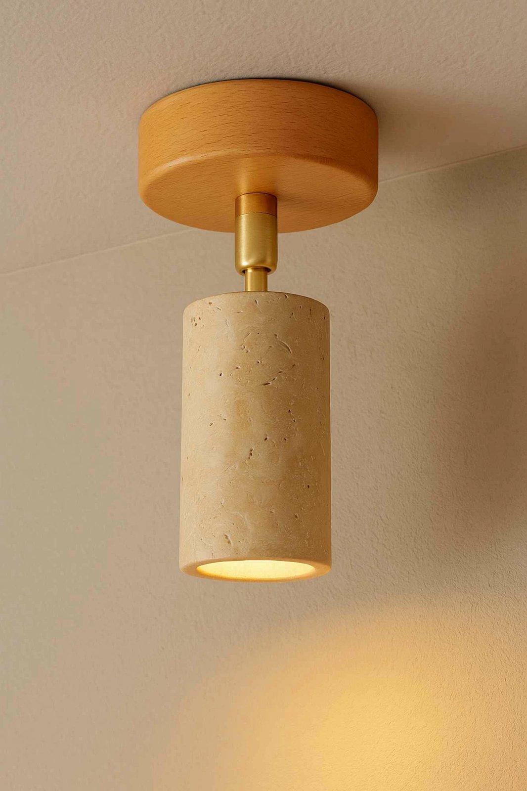 Llambë tavani Opviq, Nur, dru lisi, bezhë