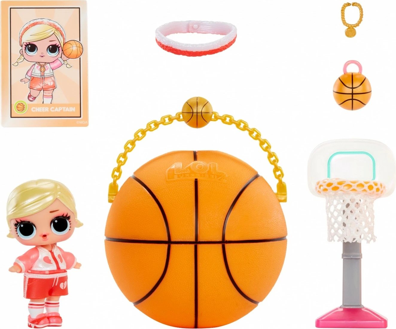 Lodër surprizë L.O.L. Surprise All Star Sports Vault, MGA, 1 copë, plastikë