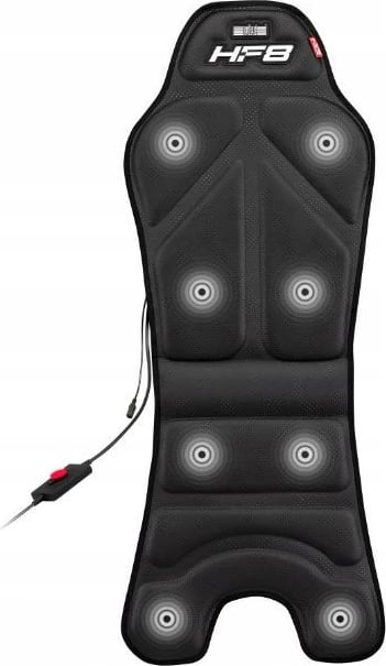 Pad gaming Next Level Racing HF8, haptik, për karrige gaming, i zi