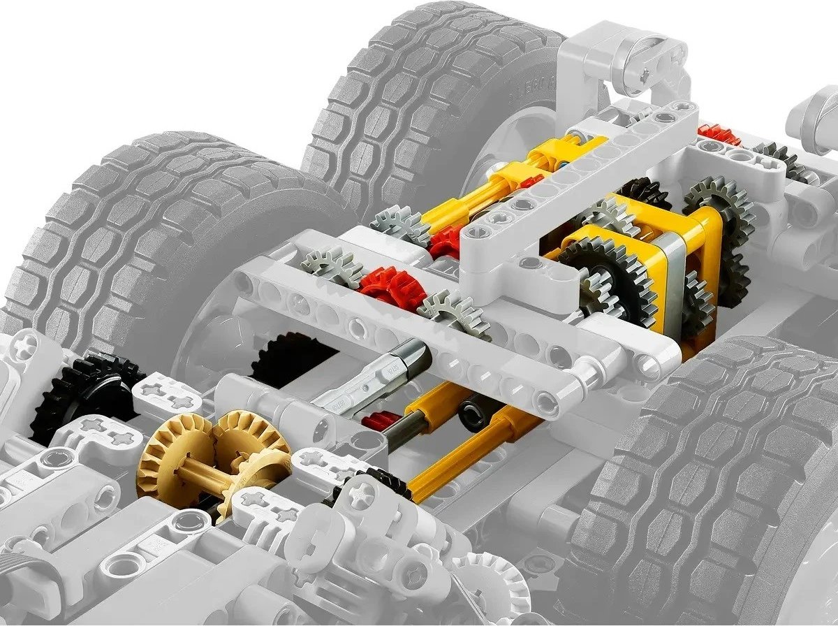 Set LEGO Technic Volvo 6x6 Articulated Hauler 42114, Verdhë Set LEGO Technic Volvo 6x6 Articulated Hauler 42114, Verdhë