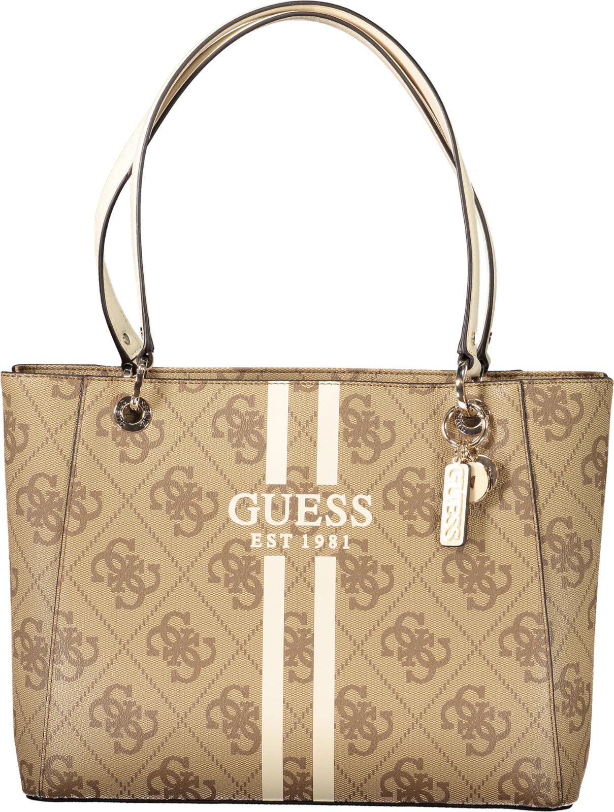 Çantë femra GUESS JEANS NOELLE II, bezhë