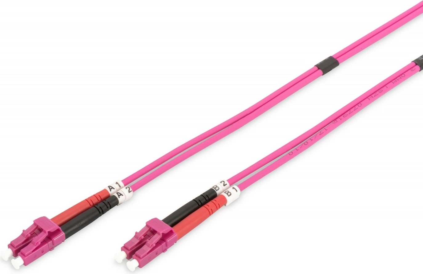Kabllo optike Digitus patch cord LC-LC OM4, 3m, Vjollcë