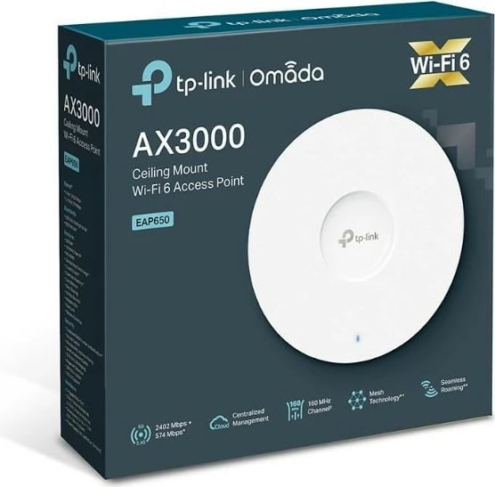 Access point TP-LINK EAP650 AX3000, i bardhë