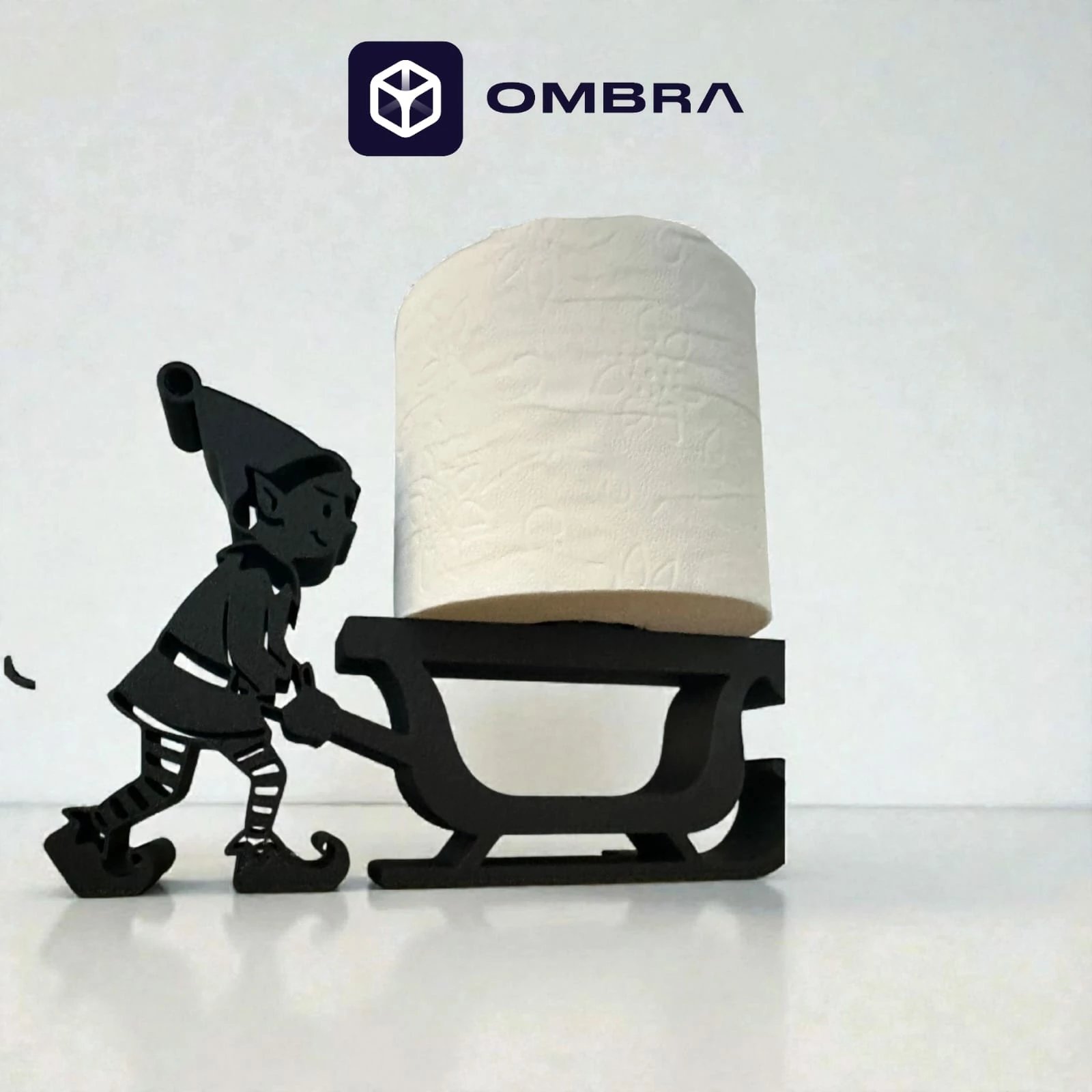 Christmas Elf Toilet Paper Holder