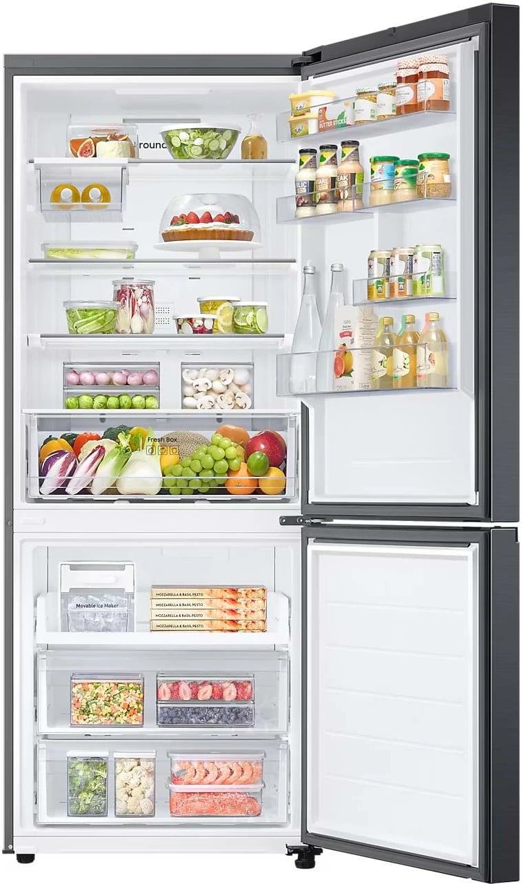 Frigorifer kombinë, Samsung RB50DG602EB1EO, 508 L, 192/76 cm, AI Energy Mode, SpaceMax, i zi