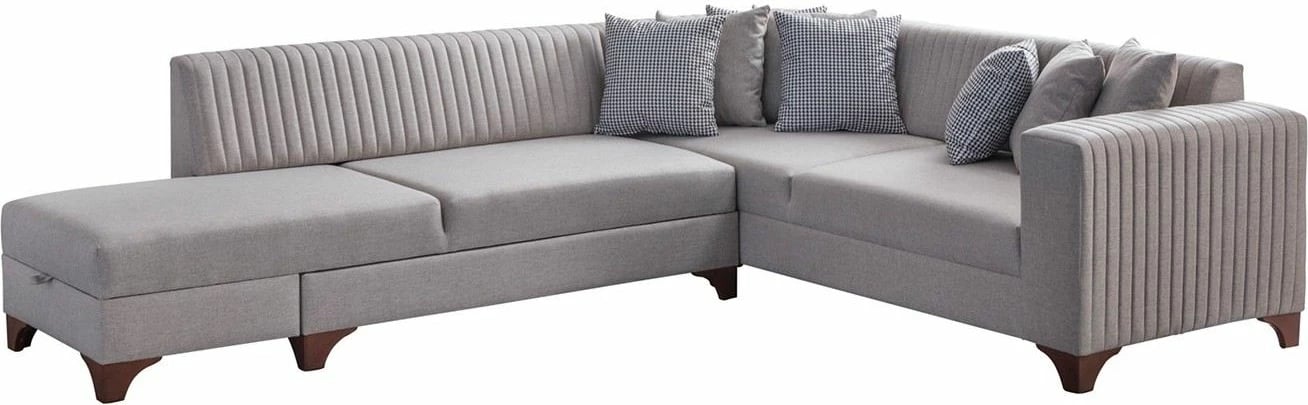 Kënd-sofë krevati Atelier del Sofa, West majtas, krem