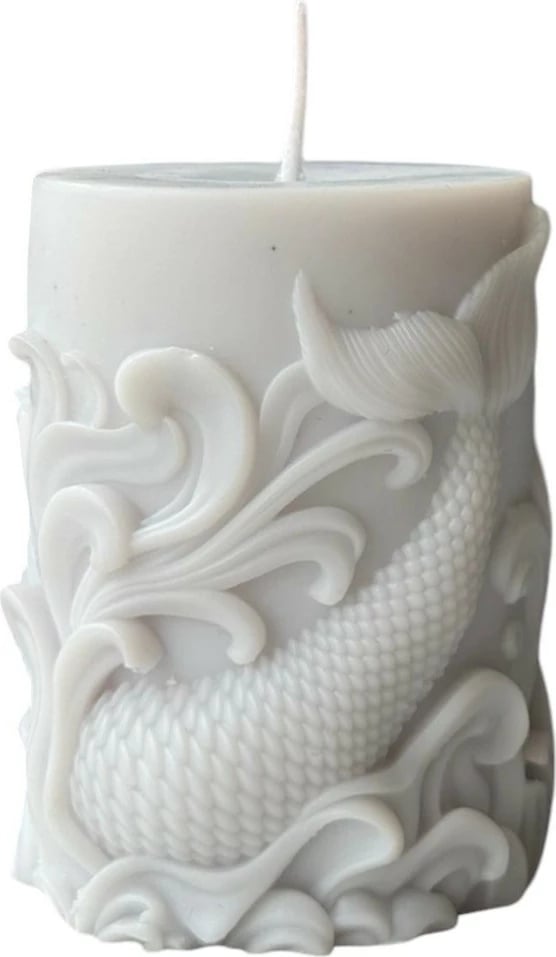 Qiri dekorativ Glamour, i bardhë, Evila Originals, 6x10x6cm