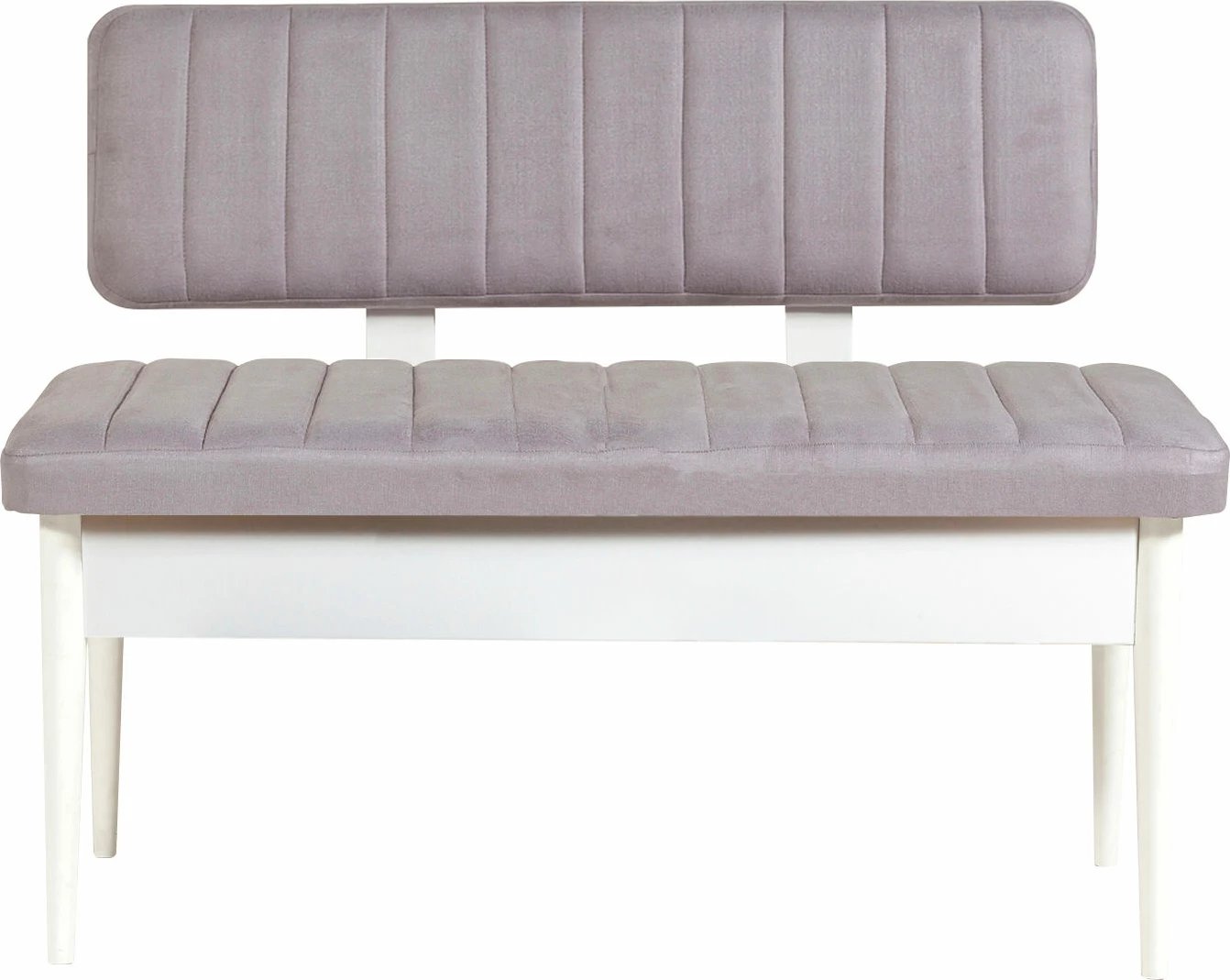 Bankë moderne me hapësirë për ruajtje, ngjyrë e bardhë, Vina Bank-Soho, Hanah Home