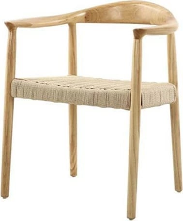 Karrige druri Nextdeco Bisotto, 54x57xH75cm, natyrale