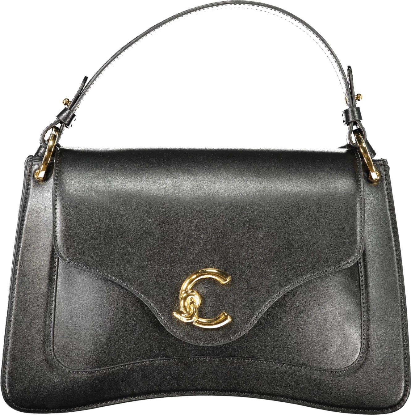 Çantë femra COCCINELLE C-ME CALF BAG, e zezë