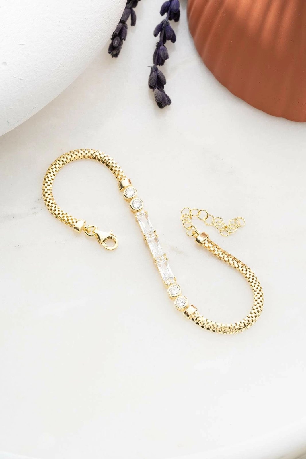 Byzylyk argjendi i veshur me ar, me gur zirkon, Jumeon, NRZ999665