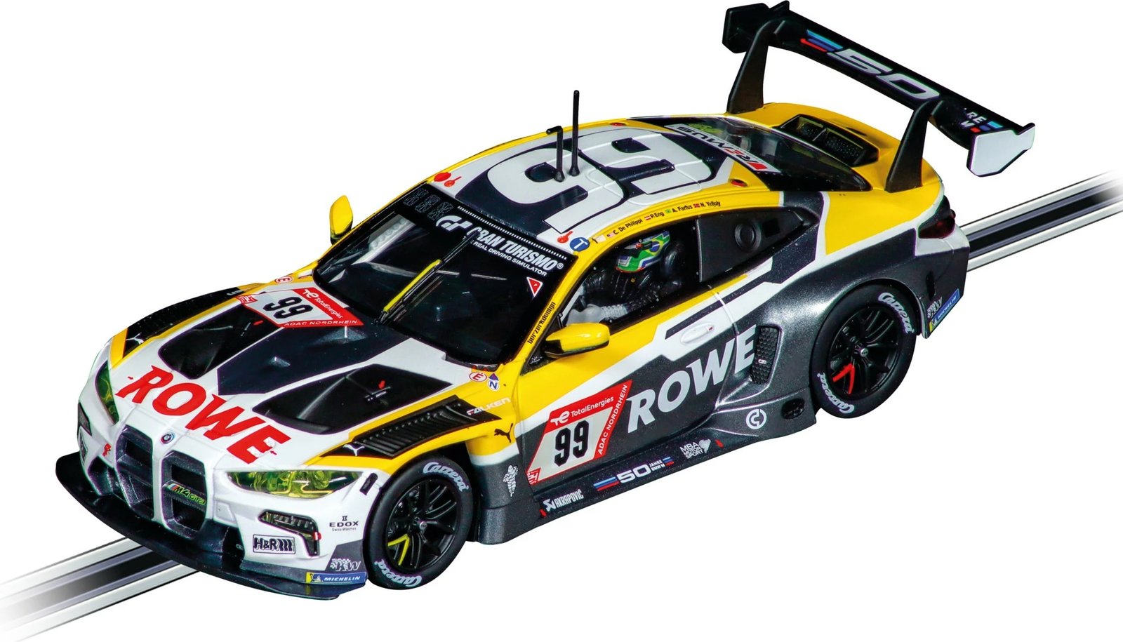 Makine garash Carrera BMW M4 GT3 ROWE Racing Digital 132, shumëngjyrëshe