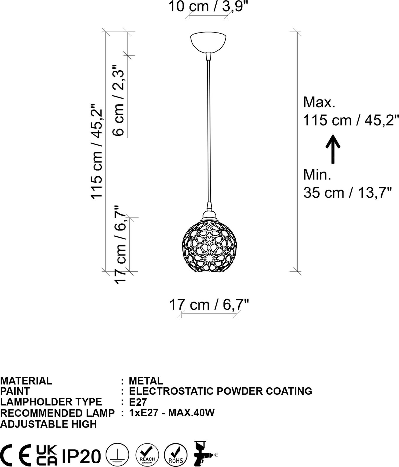 Llambë tavani Opviq Selcuklu, ngjyrë ari, MR-788-1 Llambë tavani Opviq Selcuklu, ngjyrë ari, MR-788-1