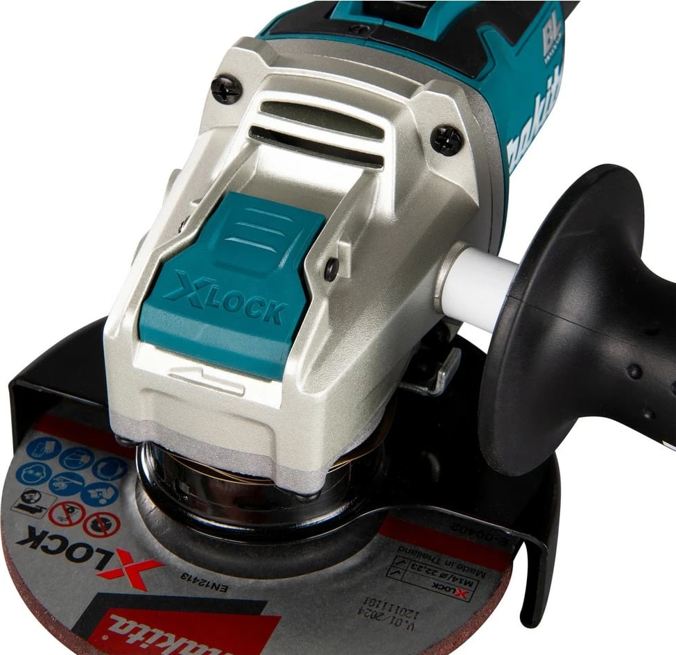 Brushe këndi Makita DGA521ZX1, 18V, brushless, 125mm, zi/kaltër/argjendtë