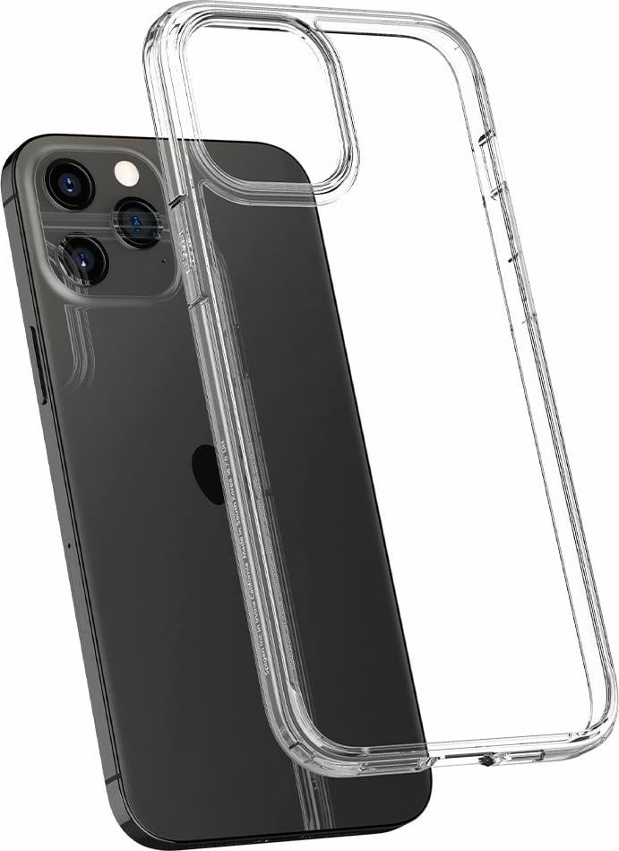 Mbështjellës Spigen Ultra Hybrid për iPhone 12 Pro Max, Transparent