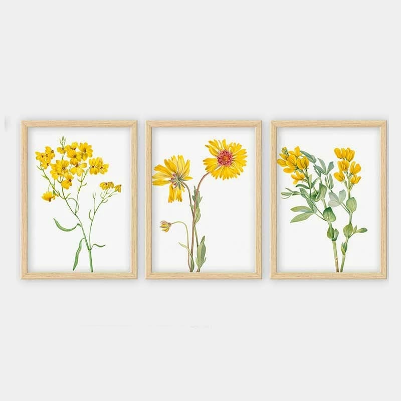 Pikturë dekorative me kornizë (3 copë), Wallity, 3NTC_22613791_3545