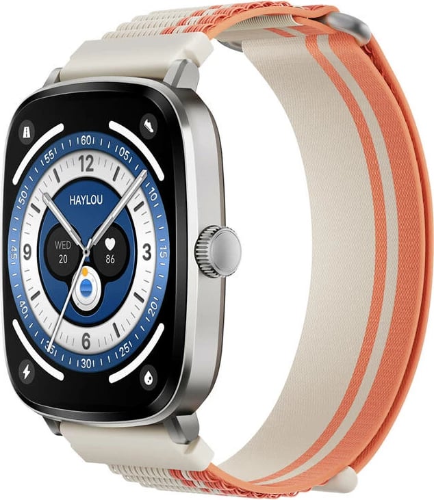 Smartwatch Haylou RS5, 2.01" AMOLED, IP68, Argjend