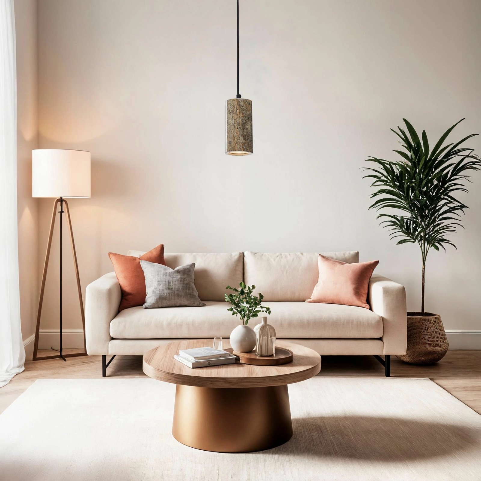 Llambë tavani Opviq, ngjyrë argjendi, travertinë