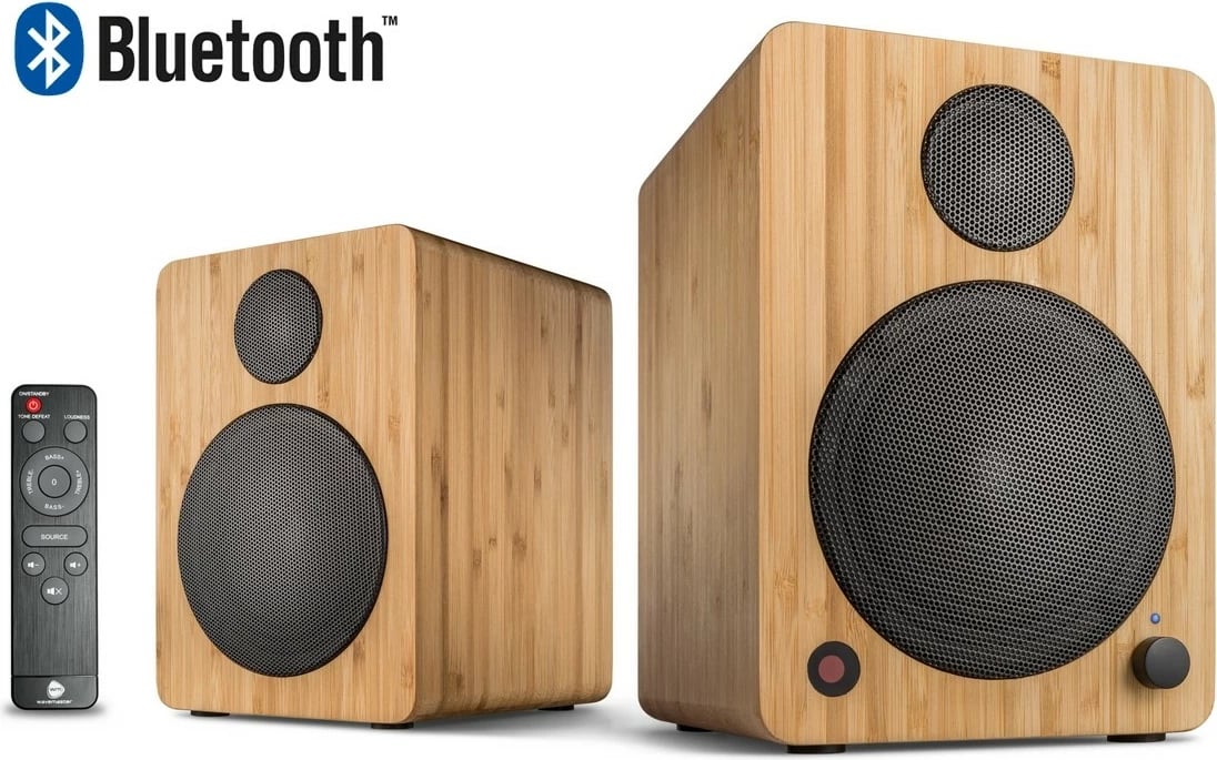 Sistem zëri Wavemaster CUBE MINI NEO, 2.0 kanale, Bluetooth, 36W, Bamboo
