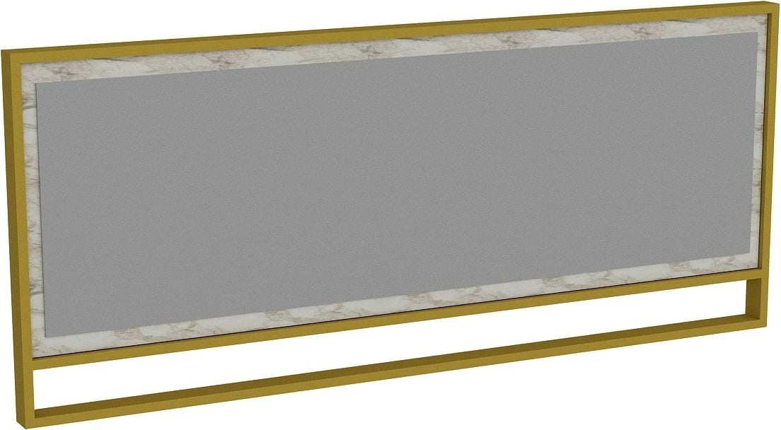 Pasqyrë dekorative prej druri Hanah Home, Polka - e bardhë, një copë