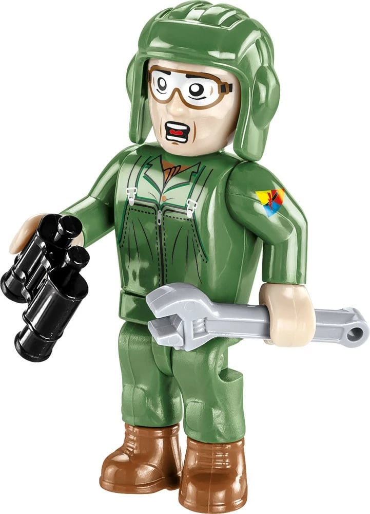 Set blloqe ndërtimi Cobi Sherman M4A3E2 Jumbo, 720 pjesë, me 2 figura, Jeshile Set blloqe ndërtimi Cobi Sherman M4A3E2 Jumbo, 720 pjesë, me 2 figura, Jeshile