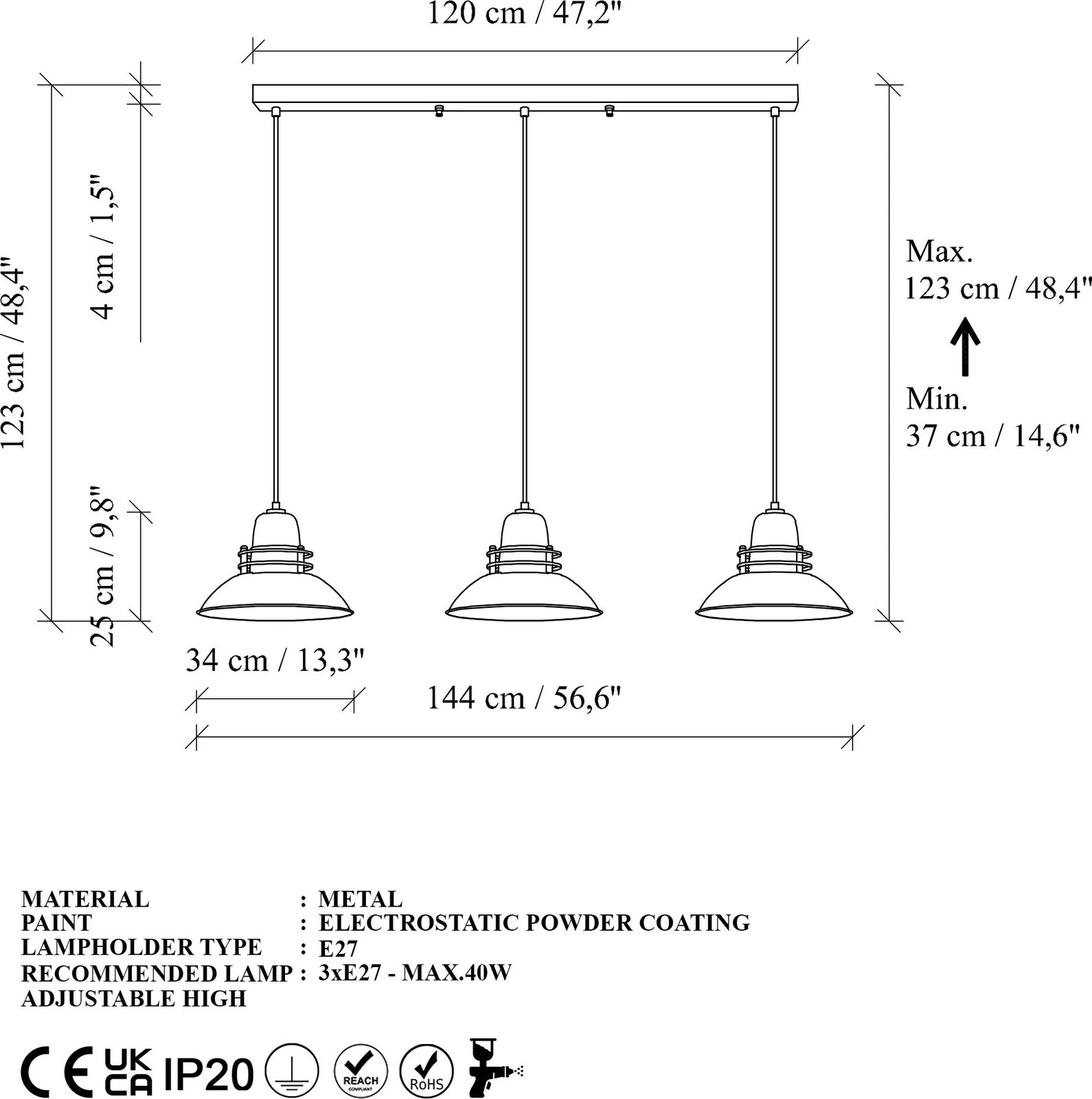 Llambë tavani Opviq, Tıbet - 3735-2, ngjyrë ari