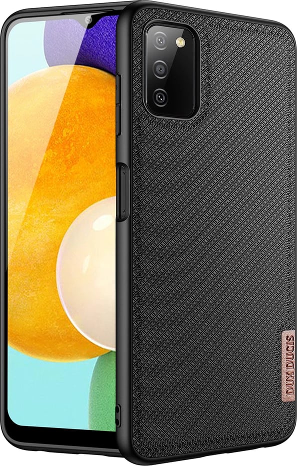 Mbështjellës Dux Ducis Fino për Samsung Galaxy A03s, najlon, i zi