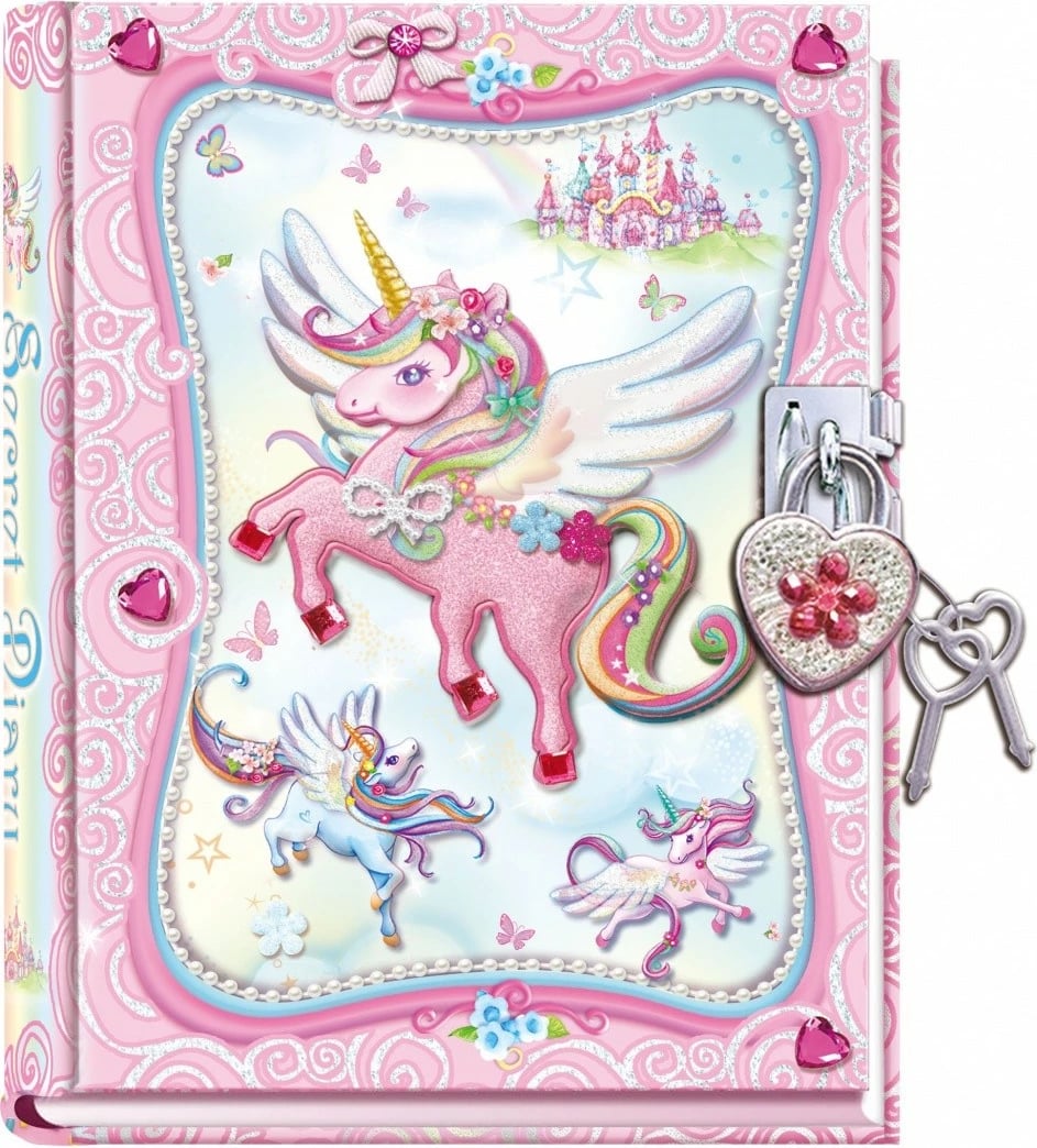 Ditar me bravë Pulio Pecoware Unicorn, për vajza, Rozë