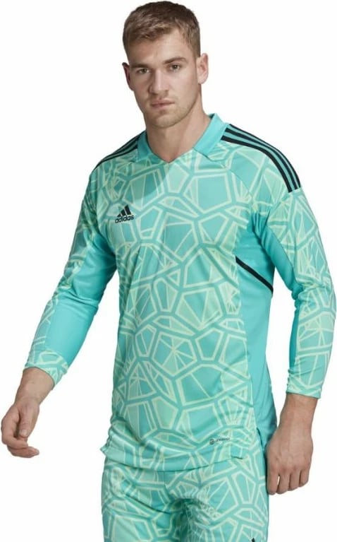Fanellë për portierë meshkuj adidas Condivo 22, me mëngë të gjata, e gjelbër