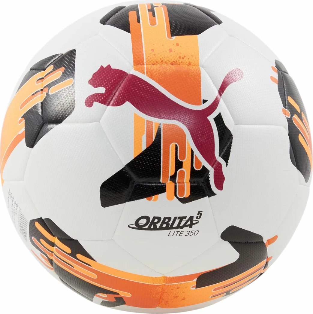 Top futbolli Puma për fëmijë, bardhë-portokalli