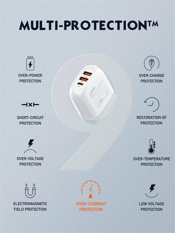 Karikues LDNIO A3511Q (Bardhë)