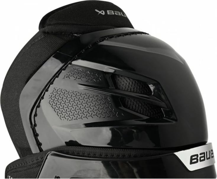 Mbrojtëse kërcinjsh për hokej Bauer, unisex, të zeza
