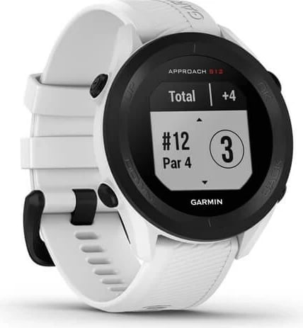 Smartwatch Garmin Approach S12, 43 mm, GPS, Ekran digjital, Bardhë