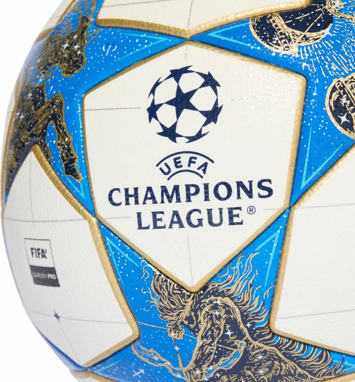 Top futbolli adidas, bardh e kaltërt