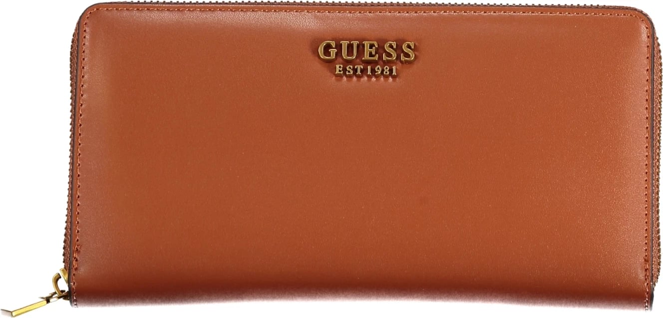 Portofol GUESS JEANS LAUREL SLG WALLET femra, kafe