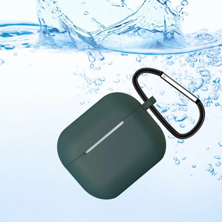 Mbështjellës Hurtel për AirPods 3 me karabiner, silikon, rozë
