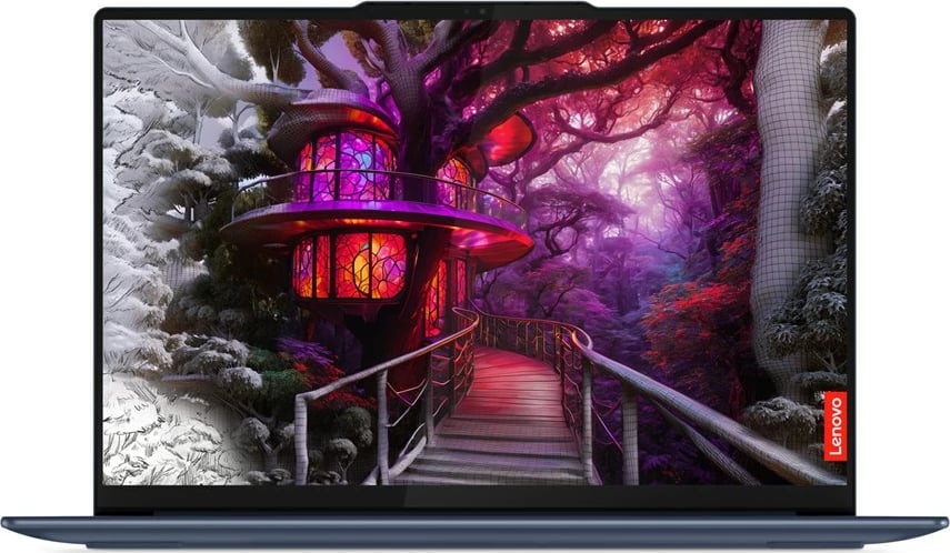 Laptop Lenovo Yoga Slim 7 14Q8X9 Copilot+, Qualcomm Snapdragon X1E-78-100, 14.5" Touchscreen 3K, 32 GB RAM, 512 GB SSD, Blu