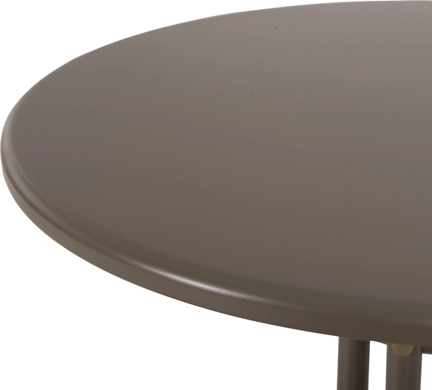 Tavolinë e rrumbullakët për jashtë, ngjyrë shampanjë, LINO FH5973.04, Φ60x70H cm