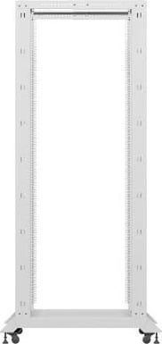 Raft i hapur serverik 19" 42U, Lanberg OR01-6042-S, 600x1000 mm, kapacitet 600 kg, thellësi montimi 550–790 mm, gri RAL 7035