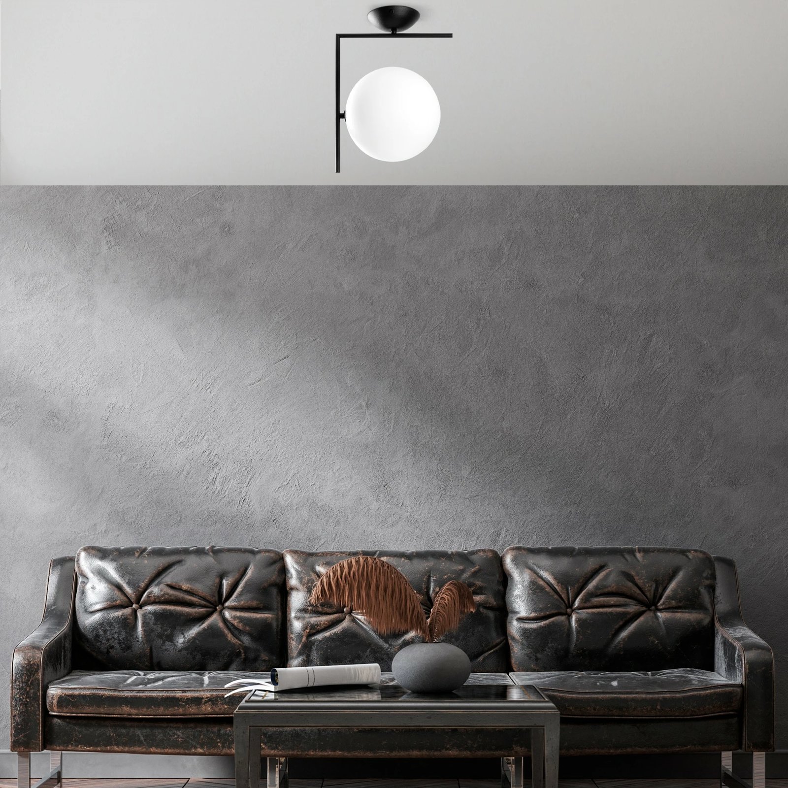 Llambë tavani Opviq, Luminar - 14120, ngjyrë e zezë