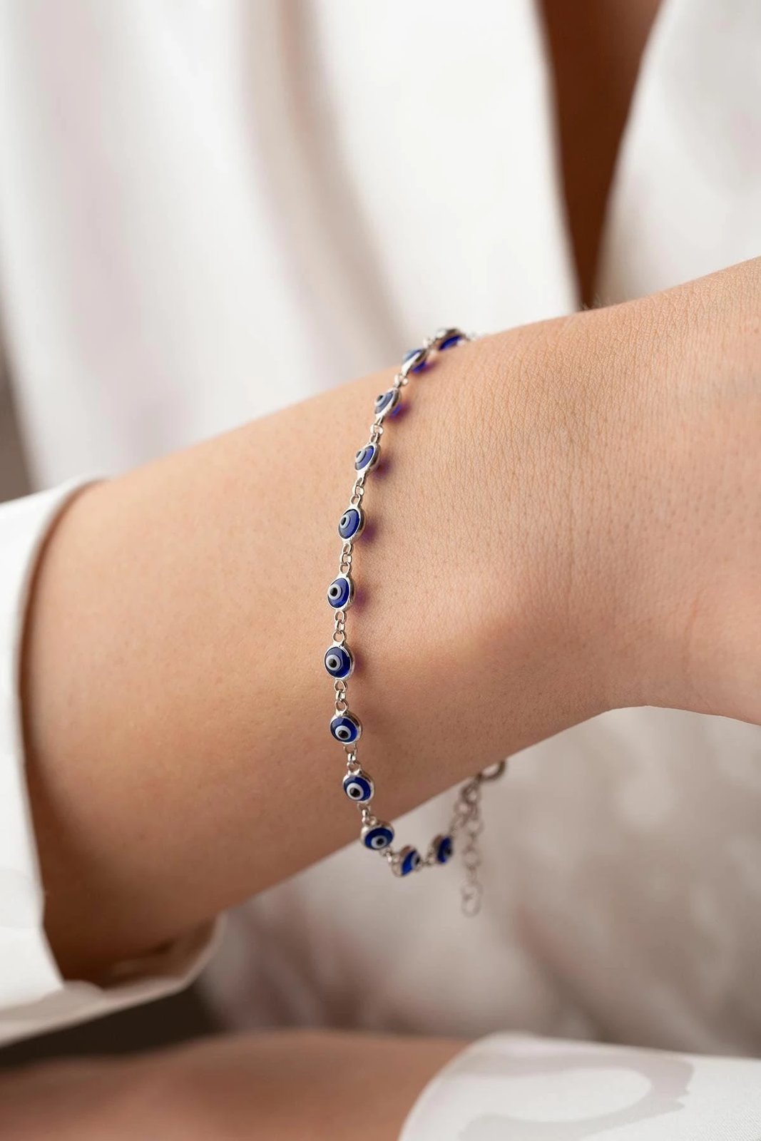 Byzylyk argjendi Jumeon, ngjyrë argjendi dhe kaltër, NRZ1000337