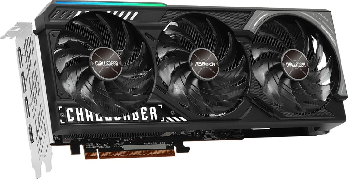 Kartelë grafike ASRock Radeon RX 9070 Challenger, 16GB DDR6, PCI-E 5.0, e zezë