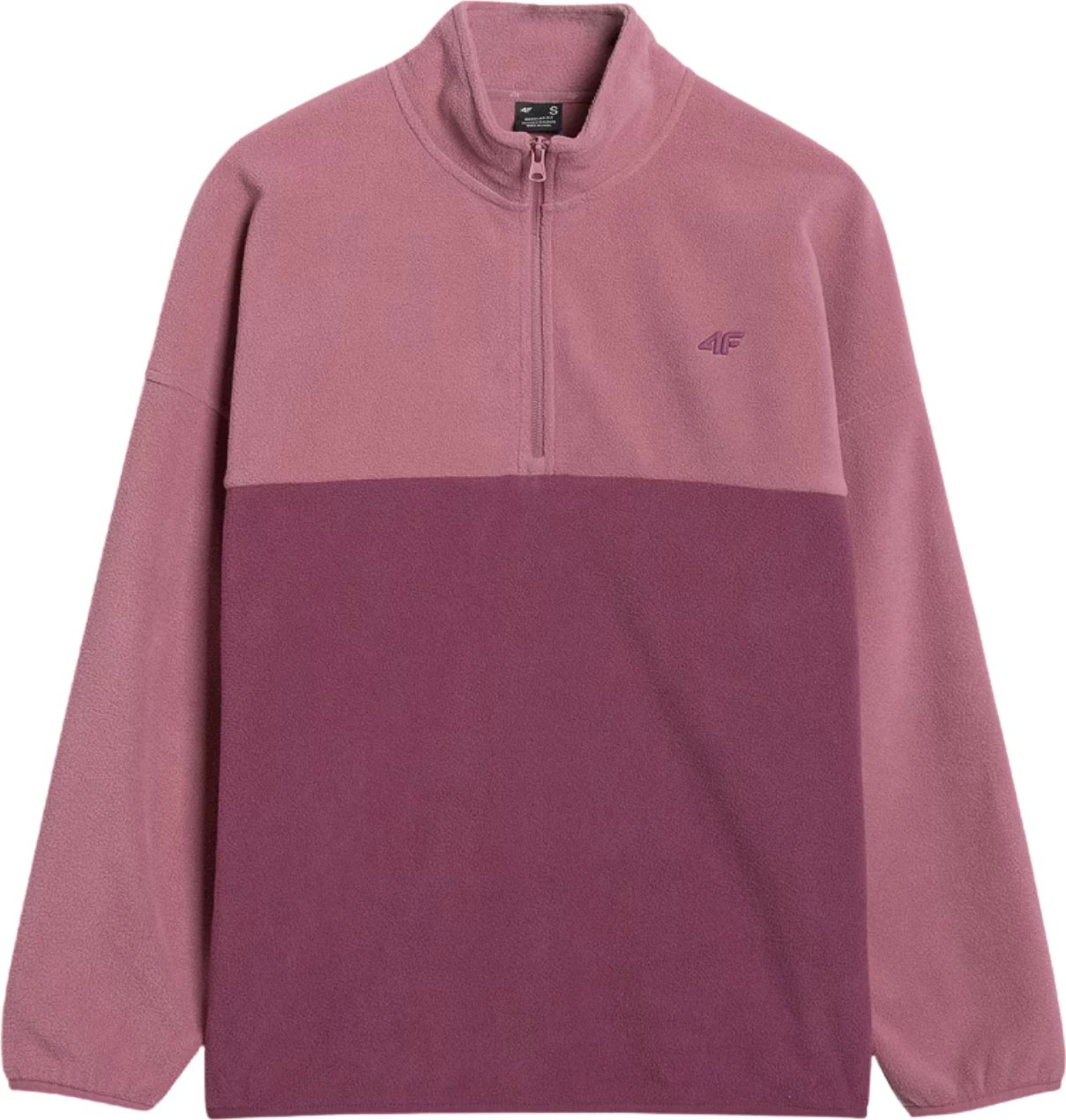 Duks fleece për femra 4F, rozë e errët Duks fleece për femra 4F, rozë e errët