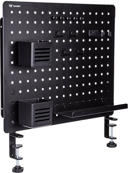 Panel organizues Thermaltake Gaming Desk Pegboard Large, çelik, i zi Panel organizues Thermaltake Gaming Desk Pegboard Large, çelik, i zi