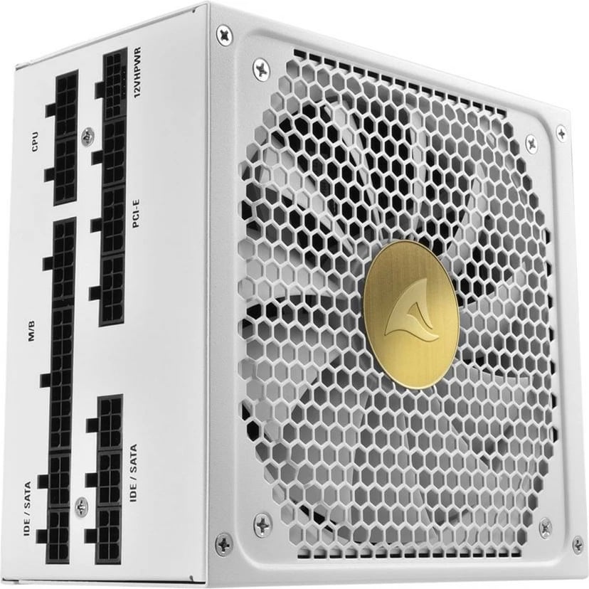 Kasë energjie Sharkoon REBEL P30 Gold 1000W, ATX 3.0, modular, e bardhë