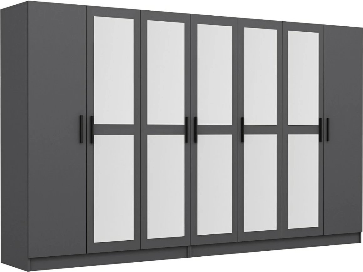 Dollap Skye Decor, ngjyrë antracit, 315x190x52cm