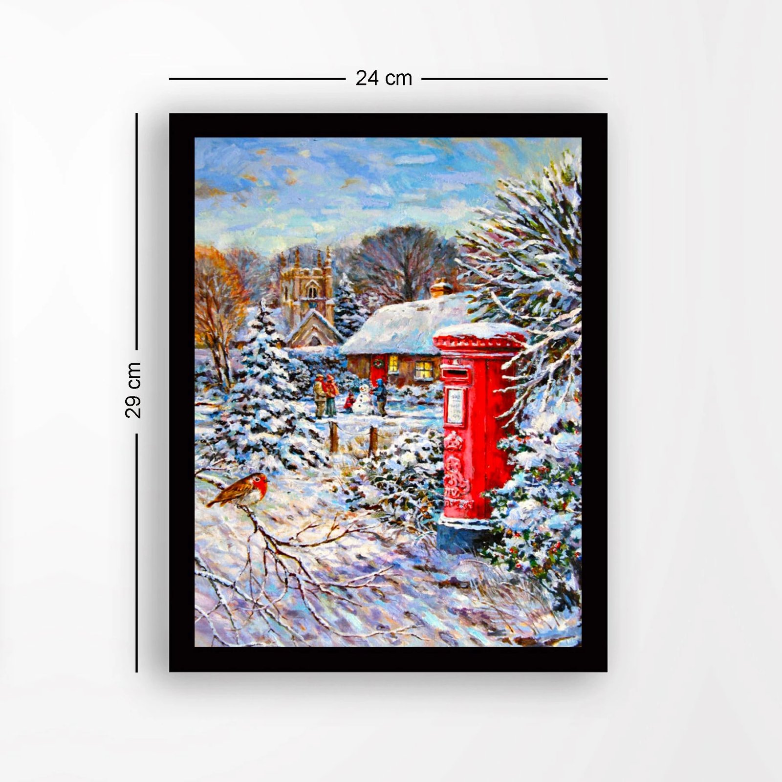 Pikturë dekorative me kornizë MDF, shumëngjyrëshe, Wallity, SC7436501493400