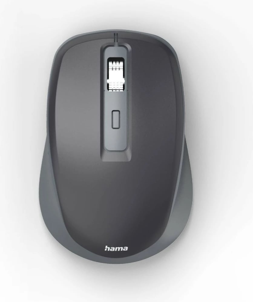 Set tastierë dhe maus wireless Hama WKM-550, QWERTY, për zyrë, e zezë/gri