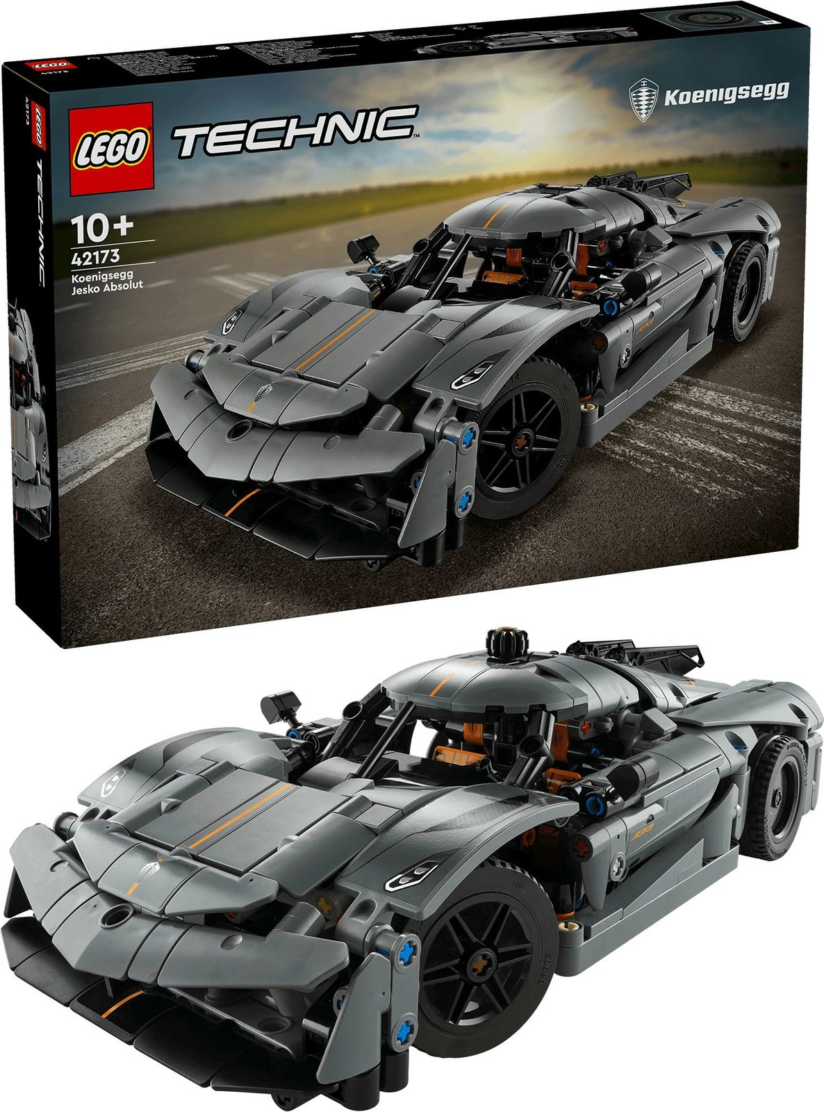 Set ndërtimi LEGO Koenigsegg Jesko Absolut, 801 copë, Gri Set ndërtimi LEGO Koenigsegg Jesko Absolut, 801 copë, Gri