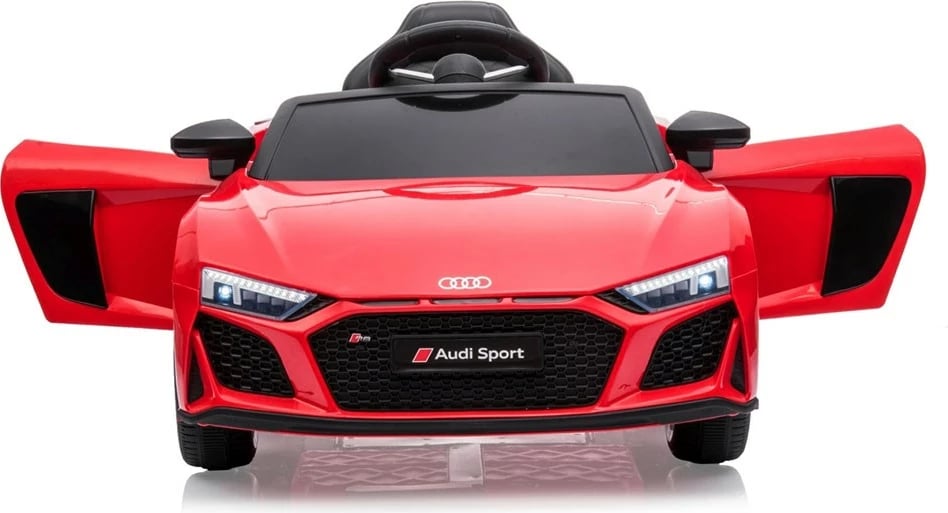Makinë elektrike për fëmijë, Milly Mally, Audi R8 Spyder, 12V 4.5Ah, 2x30W, telekomandë, rrota EVA, e kuqe
